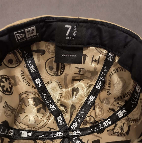 Star Wars Desert Stormtrooper Fitted NewEra Cap size 7 3/4 62cm like new - Picture 4 of 5